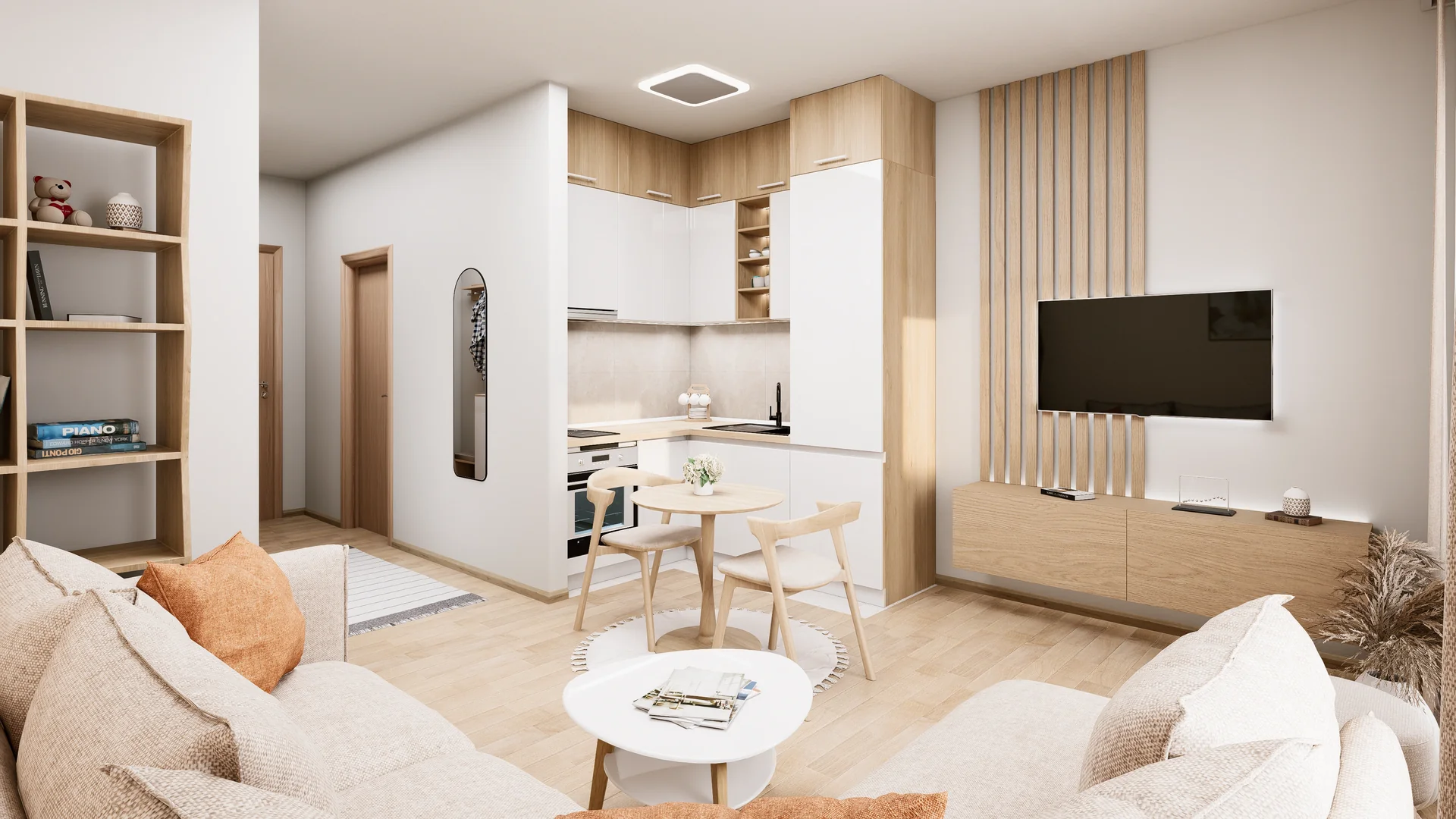 Comfort stan - render enterijera 1