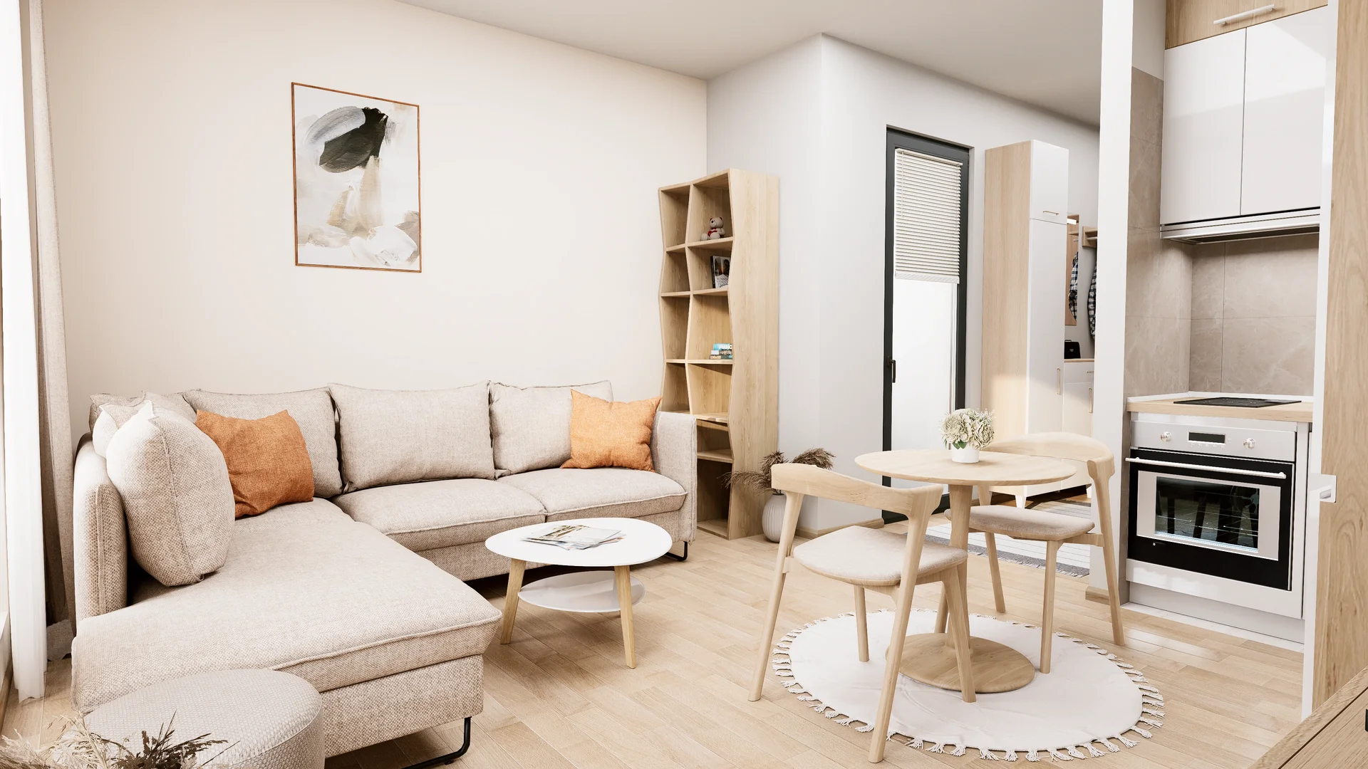 Comfort stan - render enterijera 2