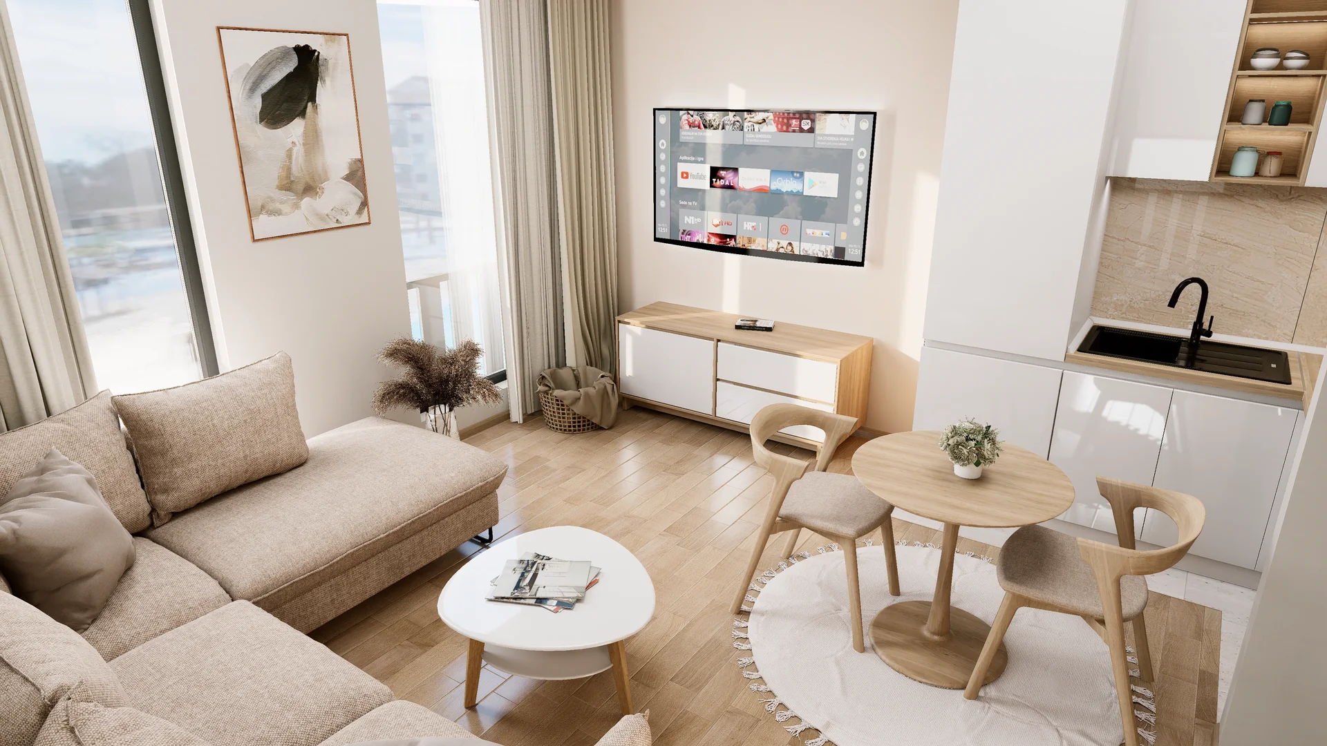 Premium stan - render enterijera 1