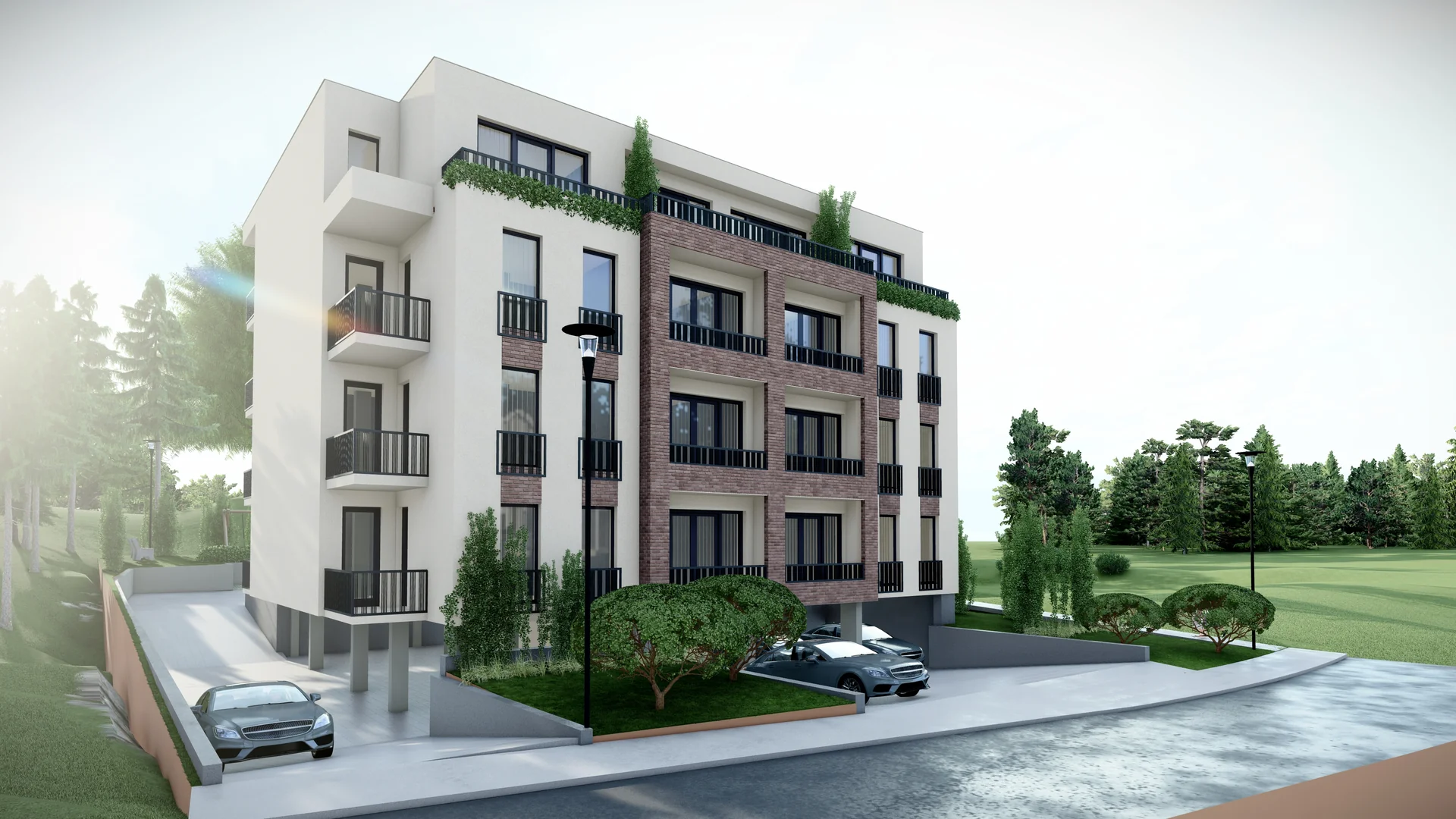 Vila - render eksterijera objekta 2