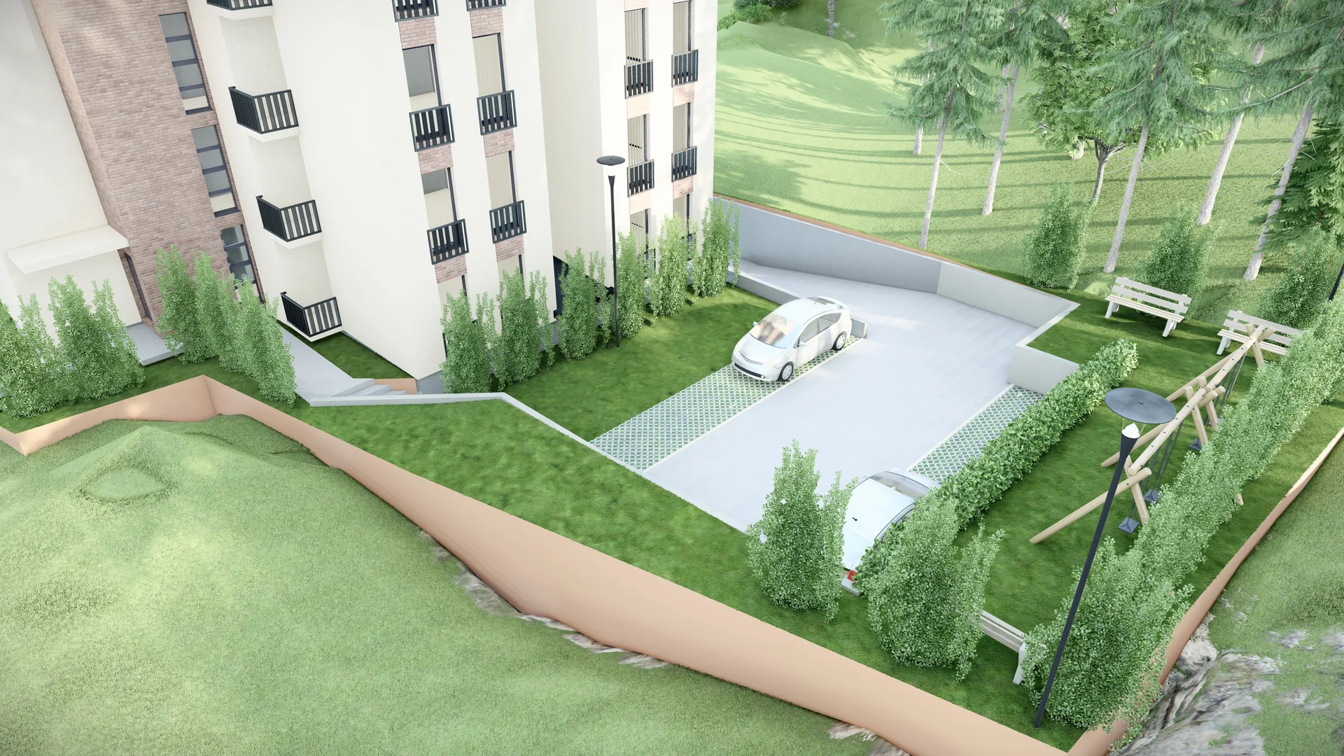 Vila - render eksterijera objekta 4